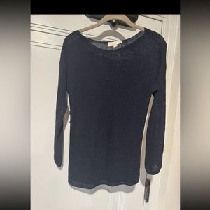 Navy Blue Long Sleeved Top